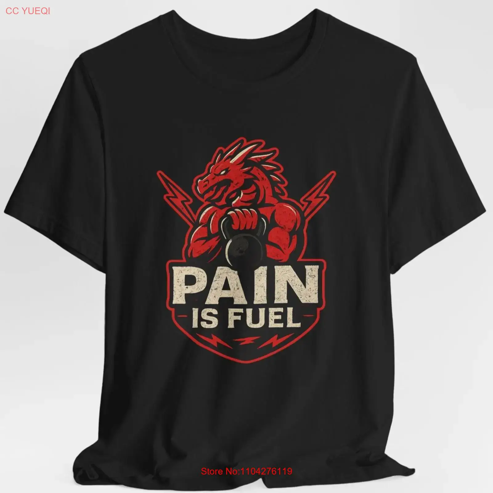 Pain Is Fuel Dragon Gym T Shir - đánh giá và giá Fuel Fitness & Nutrition Oakbank