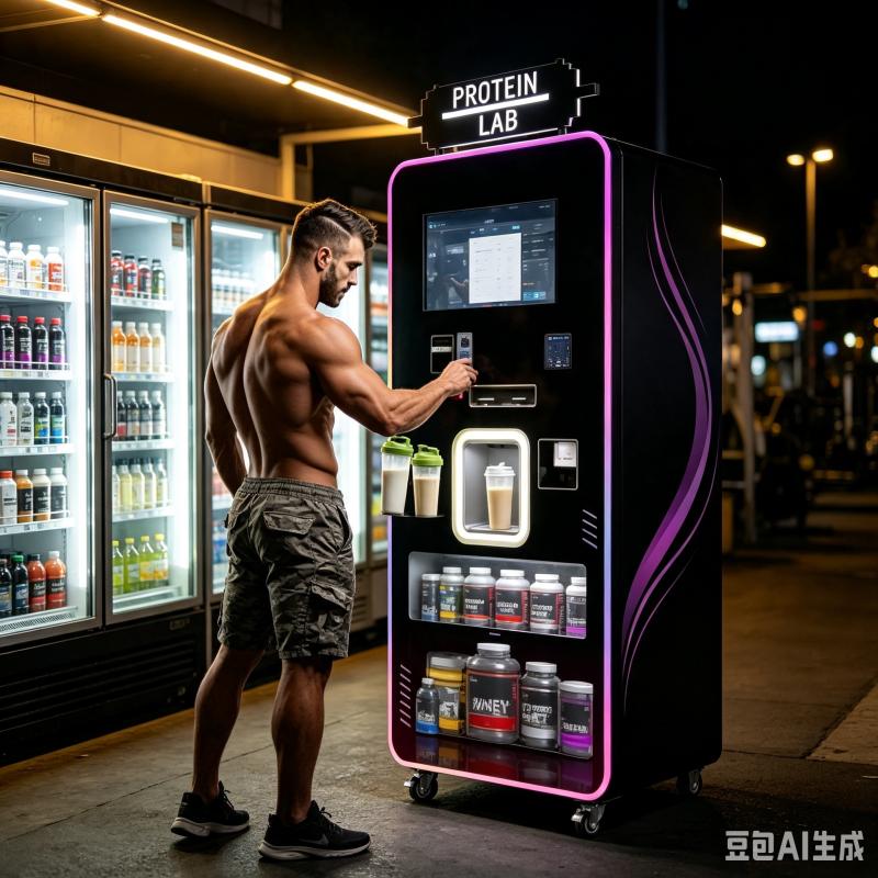 Protein Shake Vending Machine  - đánh giá và giá Nutrition Fitness Gym