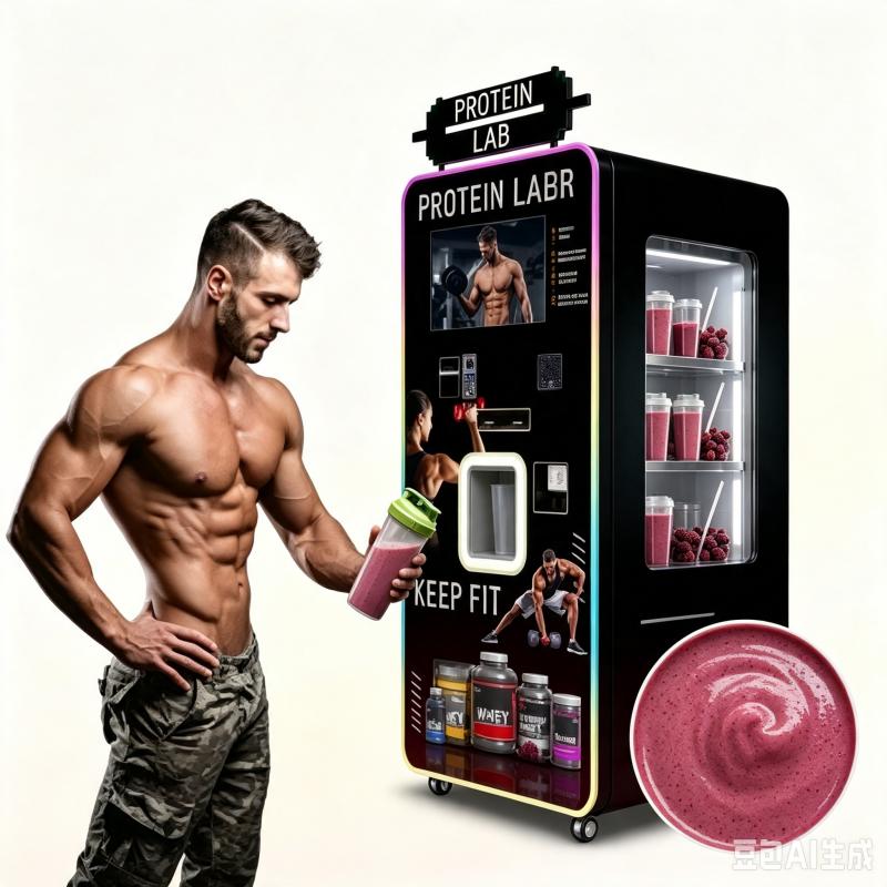 Protein Shake Vending Machine  - đánh giá và giá Nutrition Fitness Gym