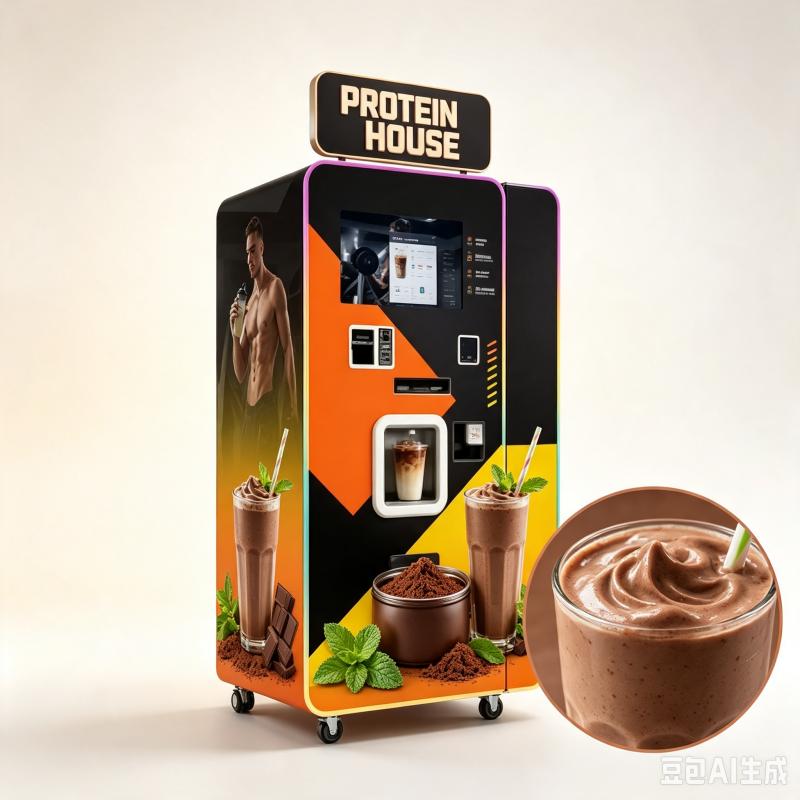 Protein Shake Vending Machine  - đánh giá và giá Nutrition Fitness Gym