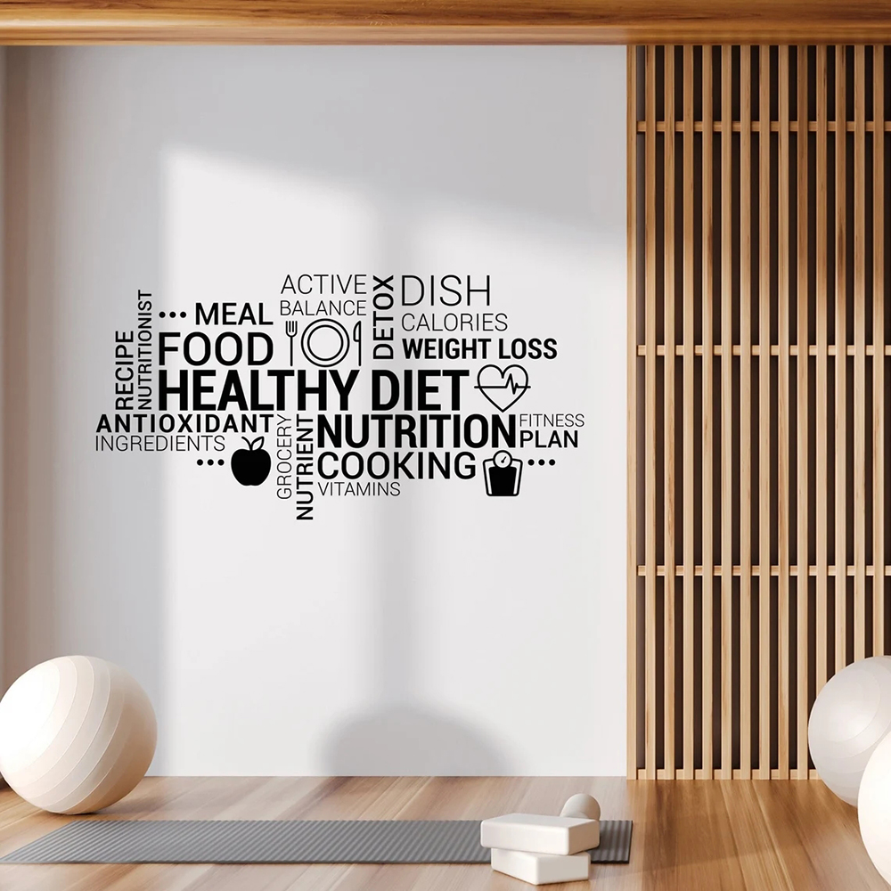 Inspiring Healthy Eating Vinyl - đánh giá và giá Nutrition Fitness Gym